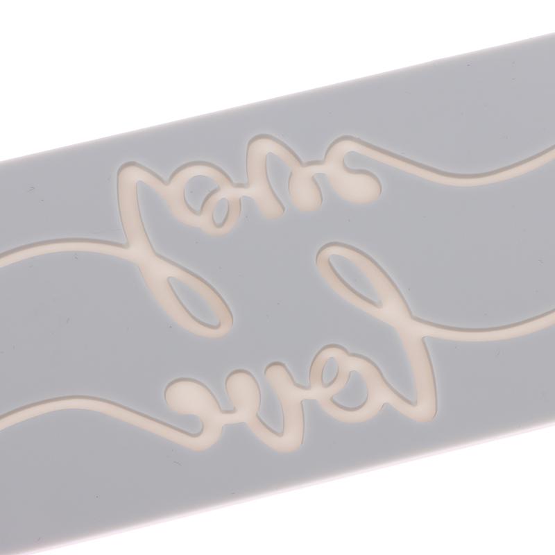 1 шт. силиконовый коврик с надписью «Любовь» для торта-помадки, мусса, шоколадного торта, силиконовый коврик для кружева, кухонные принадлежности «сделай сам», инструменты для выпечки