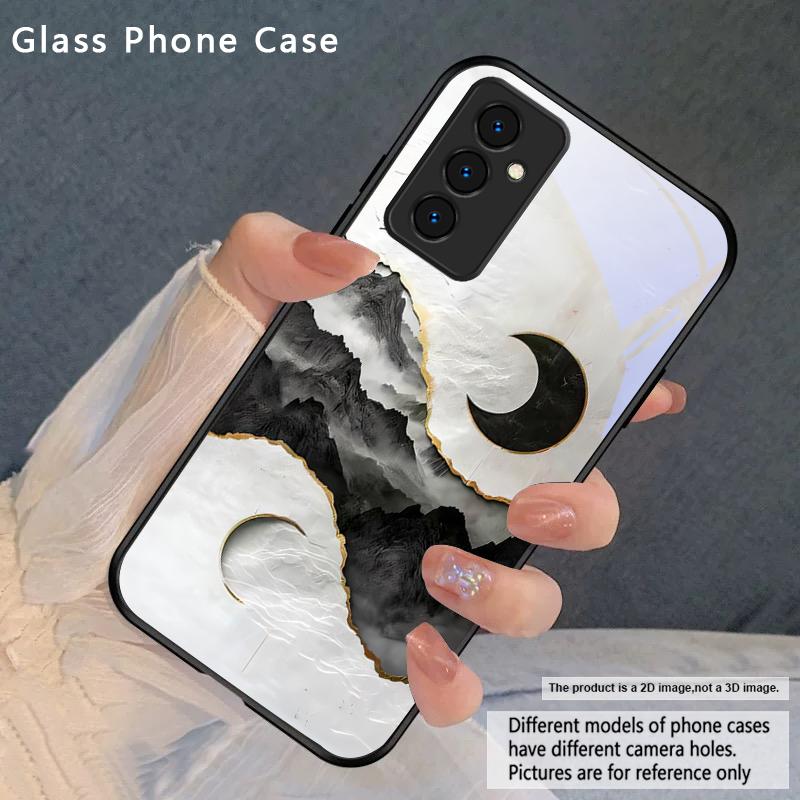 Кластер Снежных Гор Для Samsung Galaxy A20 A20s 21s A22 A23 A24 A25 A26 A42 A90 A50 A55 52s A56 A70 A71 72 стеклянный чехол для телефона