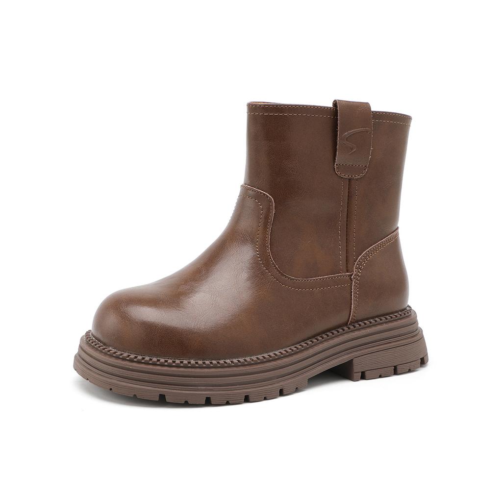 Fashion British Leather Boots for Boys and Girls