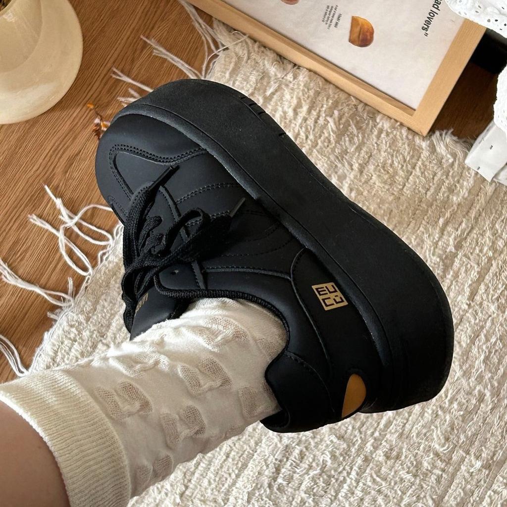 Board Shoes Women's Spring and Autumn New Platform Casual Shoes Sports Little White Shoes Versatile Sports Bread Shoes Tide