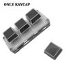 1/10pcs Transparent Keycaps Custom MX Switch Relegendable Keycap Double-layer Keycaps Removable Paper Clips Shell Protection