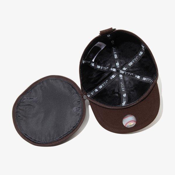 New Era Сумка-чехол для кепки San Diego Padres, мобильная сумка, цвет 'Жженый дуб', 15122079