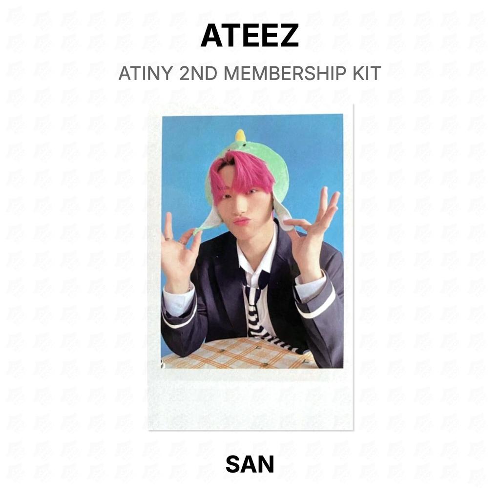ATEEZ ATINY 2-й Набор Члена Клуба Официальная Фотокарточка