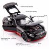 1:32 GT C260 Sports Car Model Toy Alloy Diecasting Doors Opened Pull Back Vehicle Models Sound Light Collection Gift for Boys