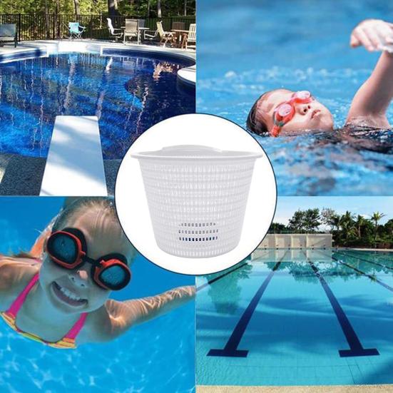 7"/8" корзина для скиммера для бассейнов, пластиковая корзина для фильтра для бассейна, сменная корзина для скиммера для листьев и мусора для SP1070