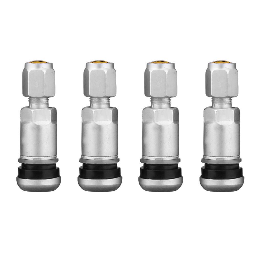 4Pcs Universal Car Tyre Valve Stem Caps Motorcycle Tubeless Wheel Tyre Valve Stems Caps Aluminum Alloy Tire Air Valve Stems