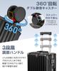Carry Carry Large Aluminum Stopper Double Equipped with TSA Mobile USB Includes Cup 360 Degree Business L Size Overnight to [Tatsui] Suitcase, Case,