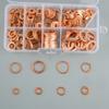 Car M5-M14 Diesel Injector Flat O-Ring Washer Sealing Gasket Assortment Installation Kit