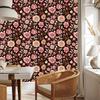 Wallpaper Beautiful flowers rust, red, burgundy and orange 50x1000