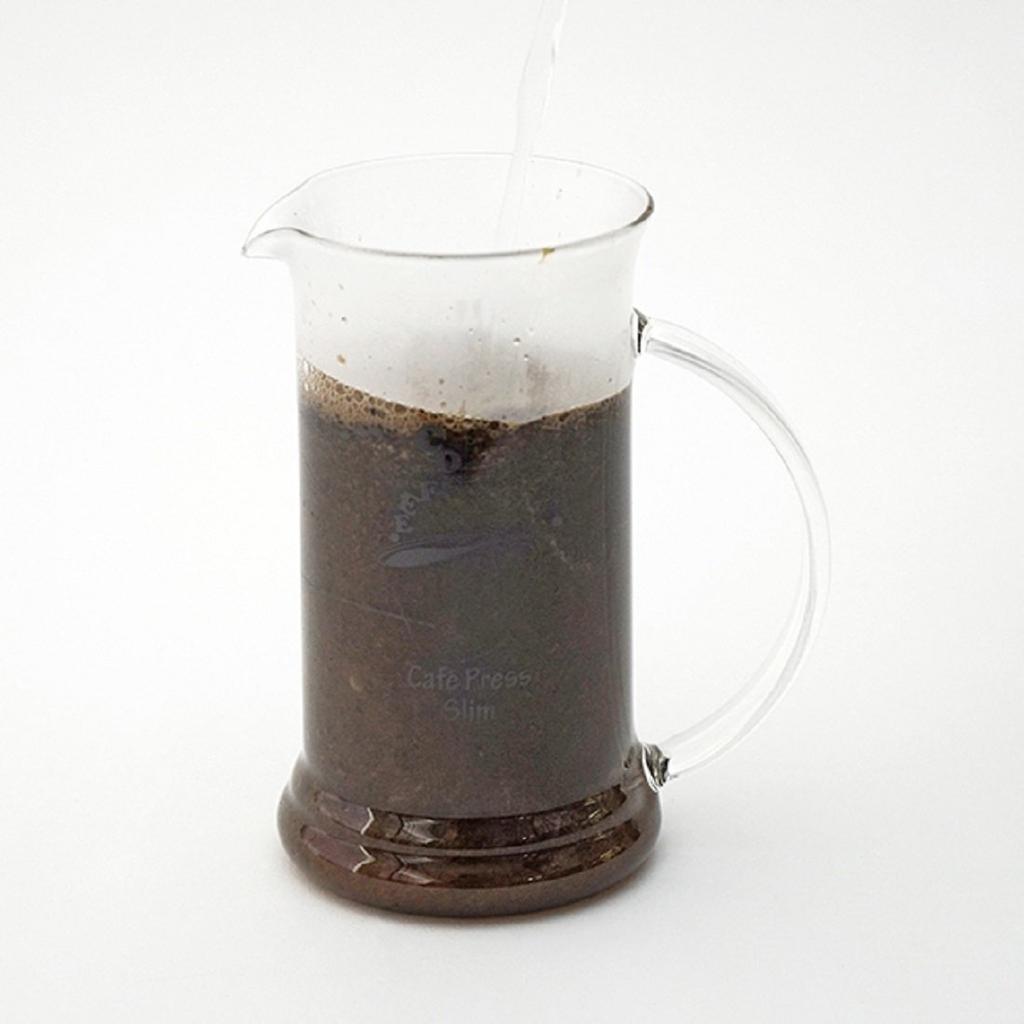 HARIO Cafe Press Coffee & Tea Press, 1-2 cups, Black, CPSS-2TB