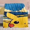 Pokémon Anime Flannel Blanket - Soft Warm Perfect for Sofa, Bedding Camping Travel Office Home Decor -QJY