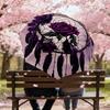 1pc dreamcatcher roses Automatic Open/Close Umbrella Compact Folding Umbrella with 8-Rib Shaft for Women/Men, Elegant Birthday1251S