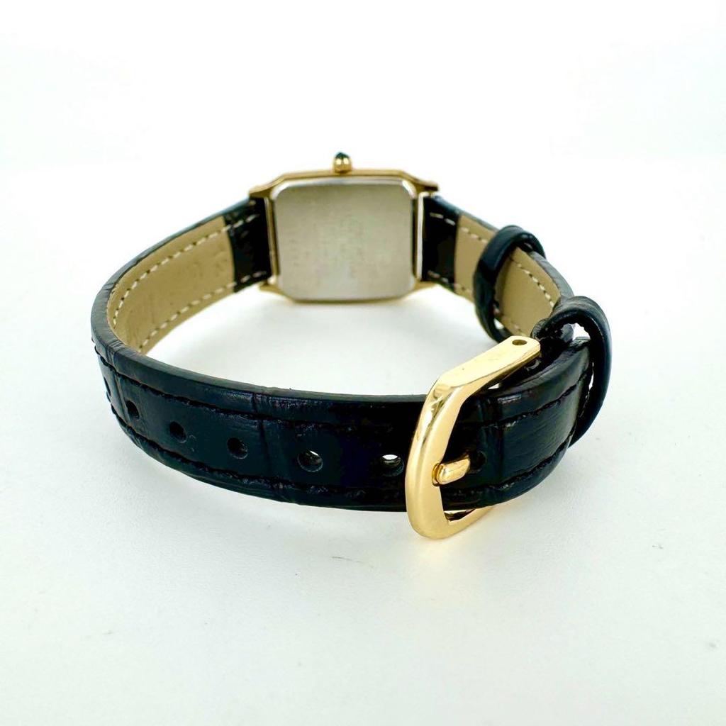 [USED] Battery SEIKO Gold 1F21-5A60 Square Watch