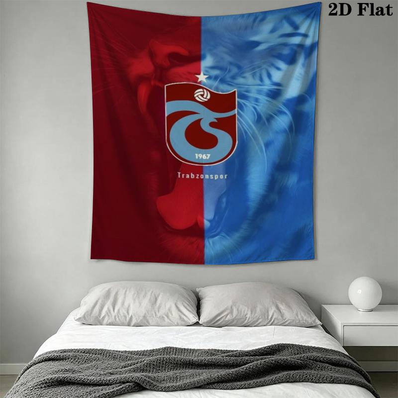 Trabzonspor Wall Tapestry Aesthetic Wall Hanging Printed Fabric Blanket Decorative Tapestries for Bedroom Living Room Home Decor