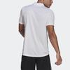 Adidas Performance Training Breathable Short Sleeve Polo Shirt Men Tops White GM2154