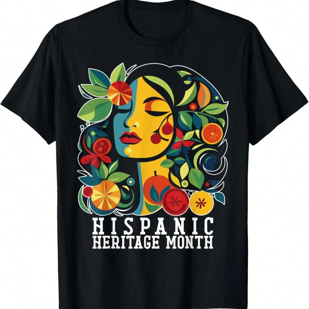 Hispanic Heritage Month Wounisex, unisex T-Shirt,100% Cotton.Jpg
