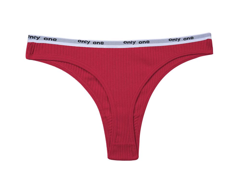 Женские сексуальные стринги из чистого хлопка с низкой талией