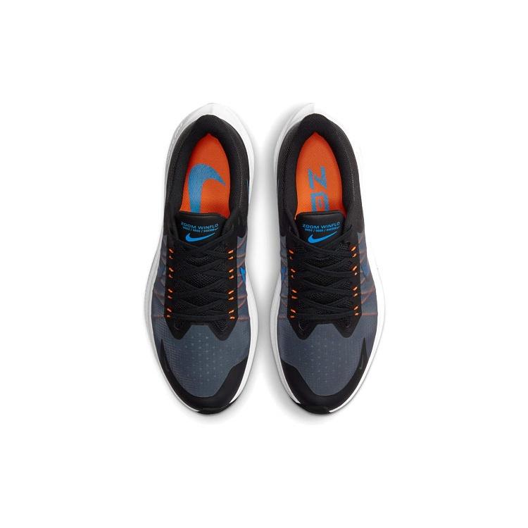 Nike Air Zoom Winflo 8 'Black Gray Blue' Men's CW3419-007
