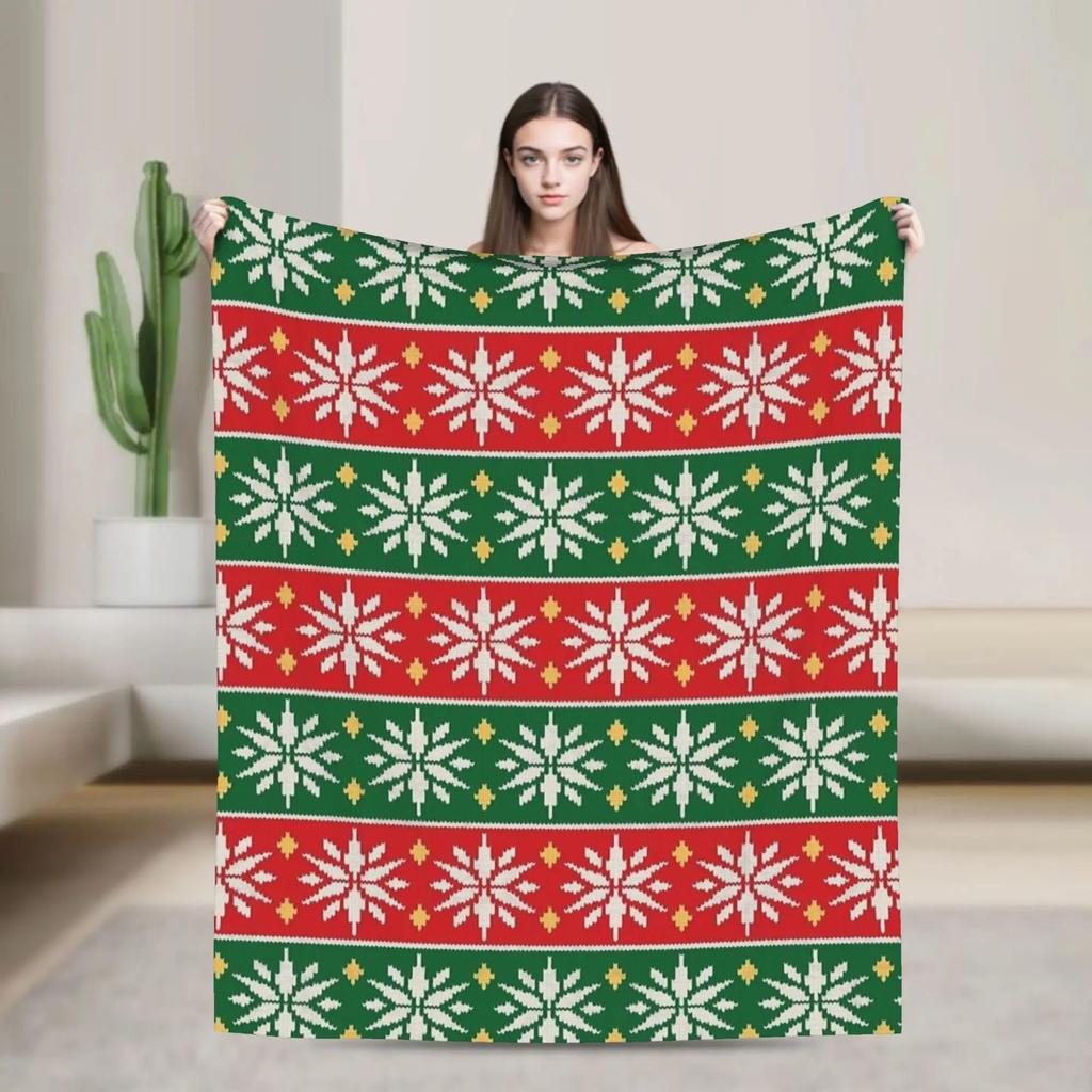 FCawF Chicken Christmas Light Santa Hat Blanket Warm Bedding Throw for Winter Soft Comfortable Bedspread for Kids Chair Bed Use