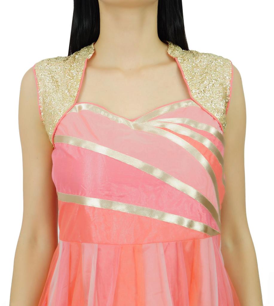 Atasi Женский праздничный длинный костюм Anarkali с дизайнерским костюмом Dupatta