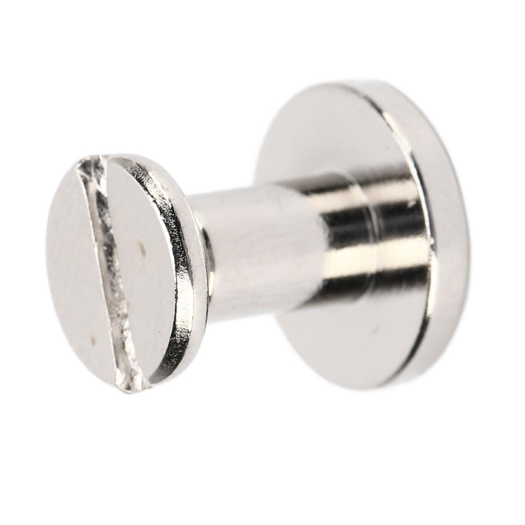 200 комплектов винтов Chicago 9,5x8 мм DIY равномерное покрытие латунные кожаные винты заклепки с круглой головкой медные