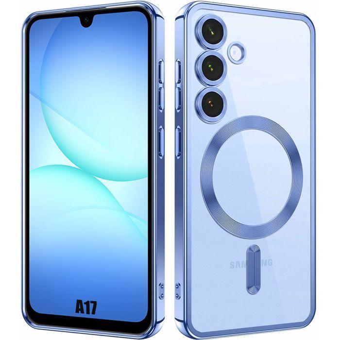 Coque de Protection - BOOLING - pour Samsung Galaxy A17 5G/4G - Antichoc - Transparent - Bleu