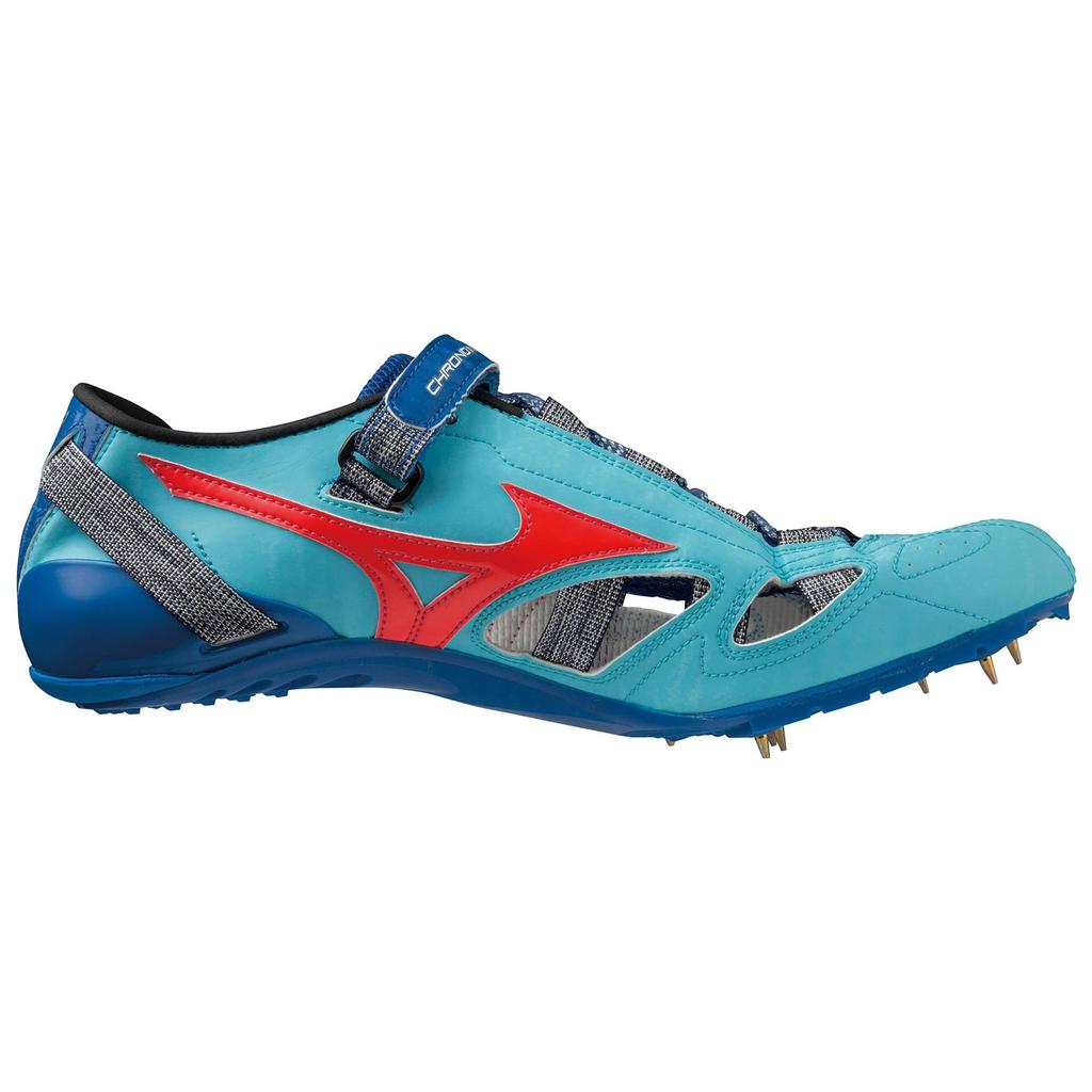 Mizuno Chrono Inx 9 Shock Absorbing Non-Slip Durable Low-Top Running Shoes Unisex Sneaker Coral-Blue U1GA210030