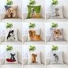 Cute Dog Decorative Pillowcase Car Ornaments Office Living Room Sofa Home Pillowcase