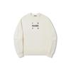 Li Ning X Pleasures Collaboration Letter Round Neck Pullover Patch Loose Sweatshirt Unisex sweatshirt Off-White AWDTB99-3