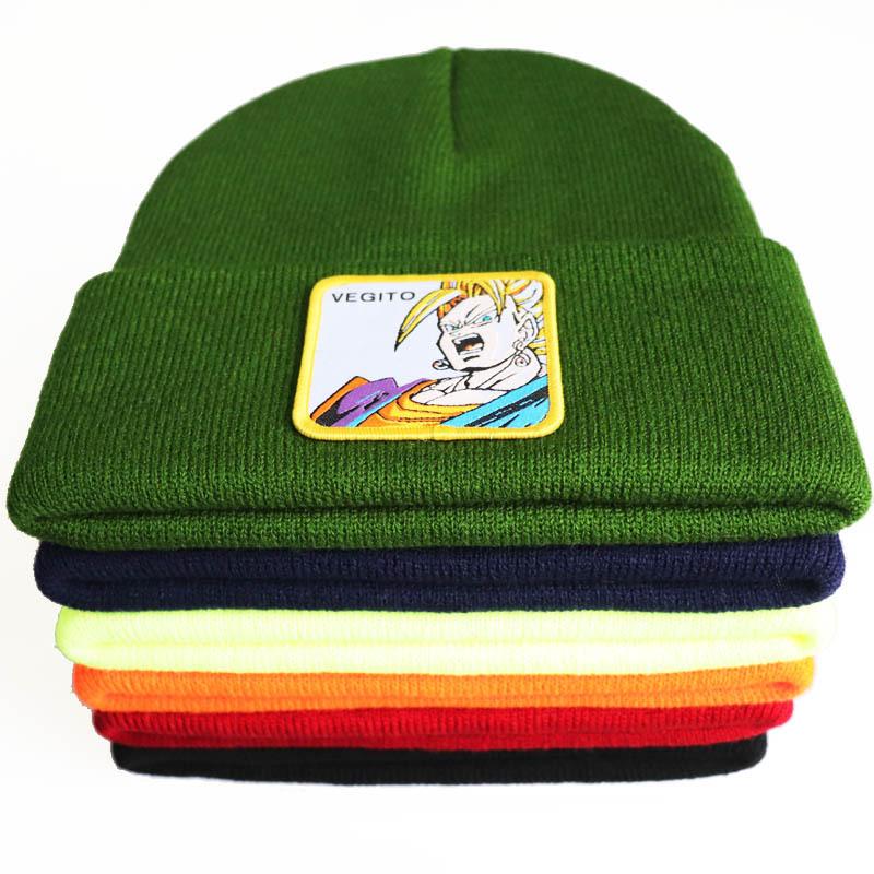 Anime merchandise Dragon Ball character Vegetto VEGITO Knitted hat, woolen hat, hip-hop ski pullover hat