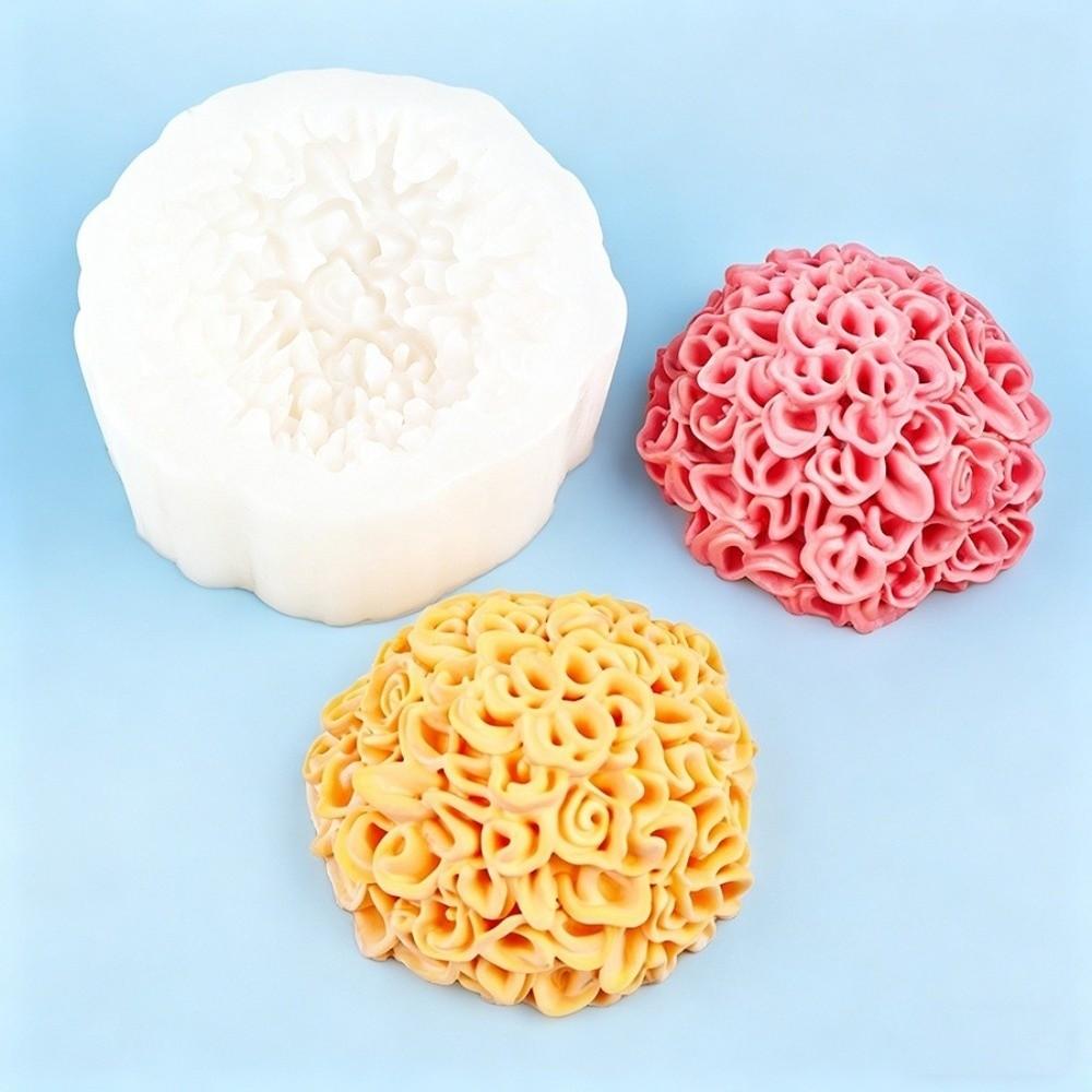 DIY Craft Chrysanthemum Mold Silicone Aromatherapy Candle Mold New Flower Ball Mold Candle Making