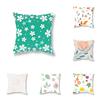 Cute Simple Plant Flower Pillowcase Sofa Decoration Room Bedside Office Game Chair Cushion Cover Home Decor Pillowcase