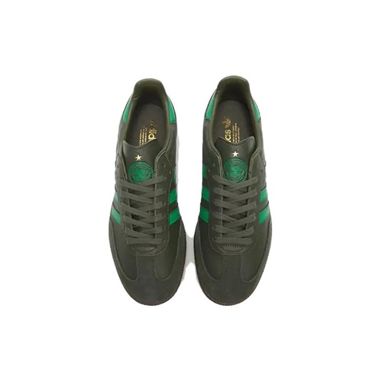 Кельтский ФК x adidas Samba Shadow Green Мужские кроссовки с резиновой подошвой ID7593