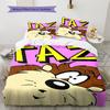 Tazmanian Devil Pattern Bedding,Quilt Set Quilt Cover Pillowcase Home Birthday Gift (1 * duvet cover + 2 * pillowcase, without core)