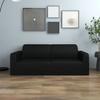 VidaXL Stretch Sofa Cover 2-Seater Black Polyester Jersey 332933