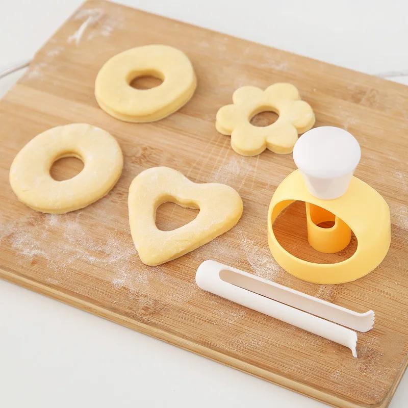 DIY креативная форма для пончиков, пончики, резак для приготовления десертов, машина для резки хлеба, инструменты для украшения торта, кухонные аксессуары для выпечки