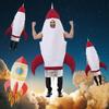 Space Suit Cosplay Outfit Adult Rocket Jumpsuit For Halloween
