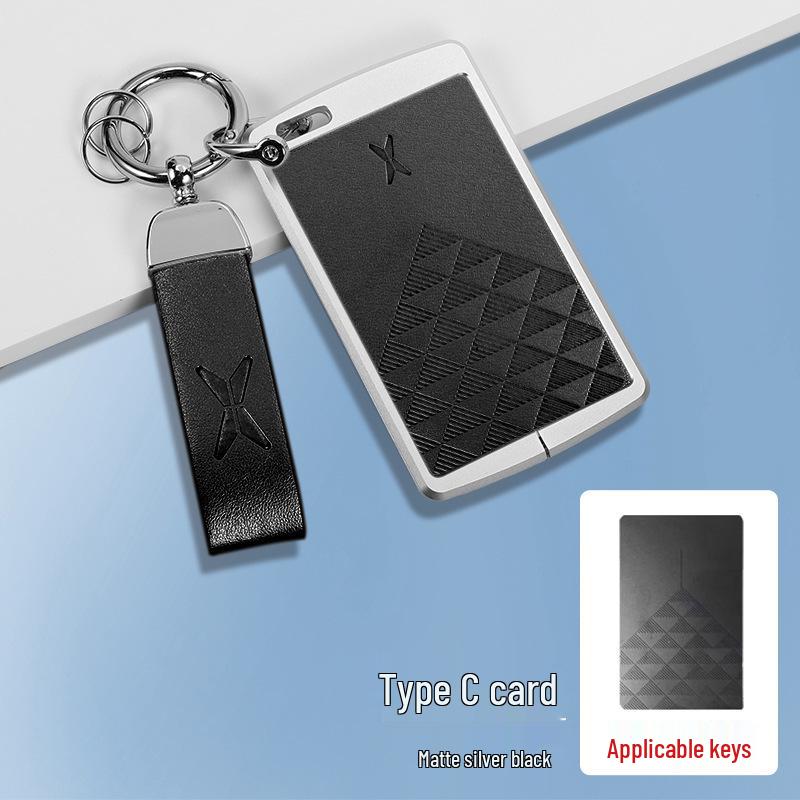 Compatible with XPeng P7i, G6, G9, P5, G3i key case - Premium Protective Shell with Buckle.