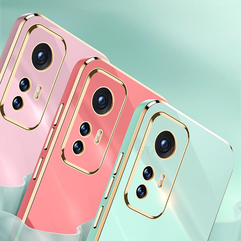 Xiaomi12 T Mi12 12lite Роскошный чехол-держатель с покрытием для Xiaomi Mi 12 Lite 12T Pro Ultra 12T 5g Подставка Силиконовый чехол