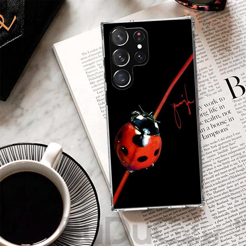 Чехол-накладка с рисунком Насекомое Семиточечная божья коровка для Samsung Galaxy S8 S9 Plus S10 Lite Note 8 9 10 Pro 20 Ultra S7 Edge M11 M21 M32 M51 Печать Co