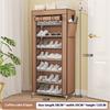 Multilayer Nonwoven Shoes Storage Cabinet Dust-proof Shoe Rack Storage Rack Space-saving Dustproof Shelf For Home Corridor