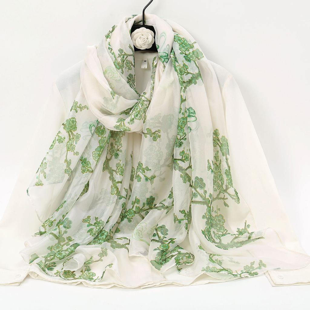 Шелковый шарф Модный дизайн Шейный Фуляр Женская Повязка на голову Роскошный Хиджаб Женский Теплый Пашмина Шарфы Эшарп Шаль Большая Накидка