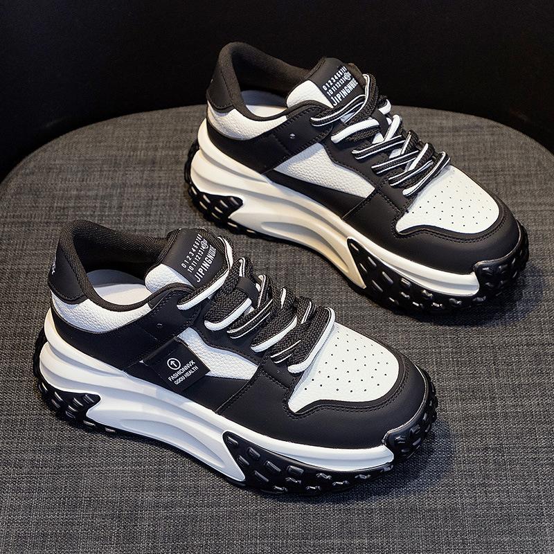 Обувь осень и зима женская натуральная кожа обувь платформа спортивная повседневная белая обувь женская мода