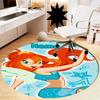 Custom Name Winx Club Printed Round Rug Carpet Chair Rug Area Rug Entryway Doormats,for Office Chair Living Room Bedroom Kitchen Room.