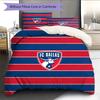 FC Dallas Pattern Bedding Quilt Set  Home Decoration  Gift (1 * duvet cover + 2 * pillowcase  without core)