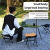 Lightweight Portable Camp Chair Compact Traveling Foot Stool For Travel Picnic Camping Hiking