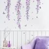 Наклейка на стену Водонепроницаемая наклейка-цветок DIY Самоклеящаяся цветная наклейка на стену