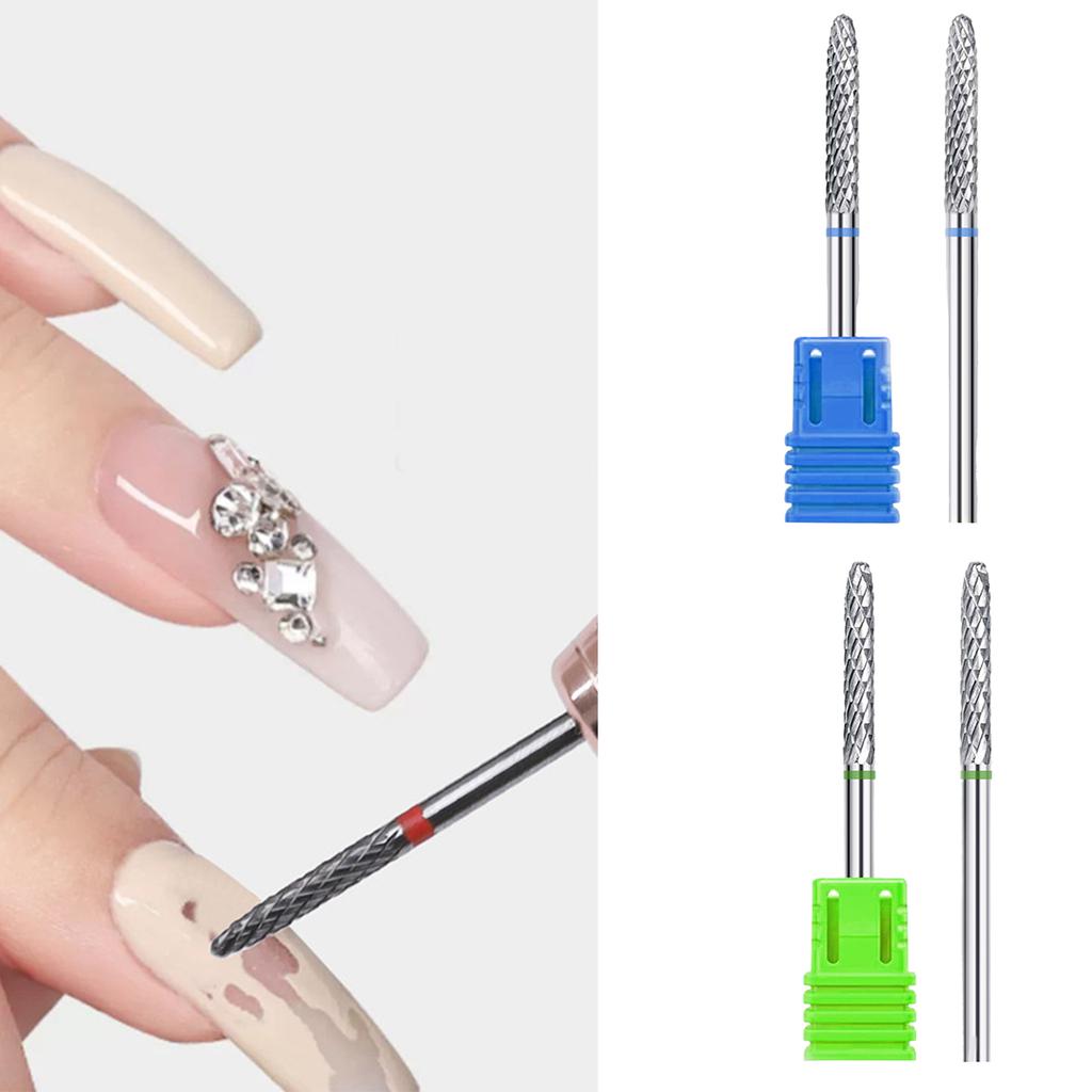 Nail Drill Bits Multifunctional Nail Art Bits Tungsten Steel Nail Drill Bits Milling Cutters Nails Art Tool for Manicure
