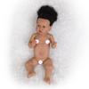 Full Body Silicone Africa Black Skin Reborn Baby Dolls 57 CM Real Touch Newborn Toddler Bath Doll Toys Kids Birthday XMAS Gift