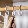 Plastic Multi-Purpose  Coat Rack Hooks S Hanging Hooks Hangers Windproof Hook Wardrobe Kitchen Portable Hook
